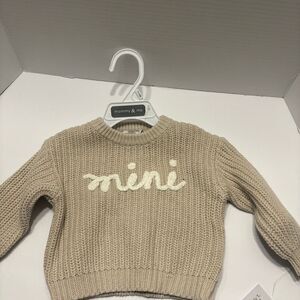 Haute Hippie Viral Mommy and Me Matching Sweaters “Mini” Baby Girl 3-6M NWT